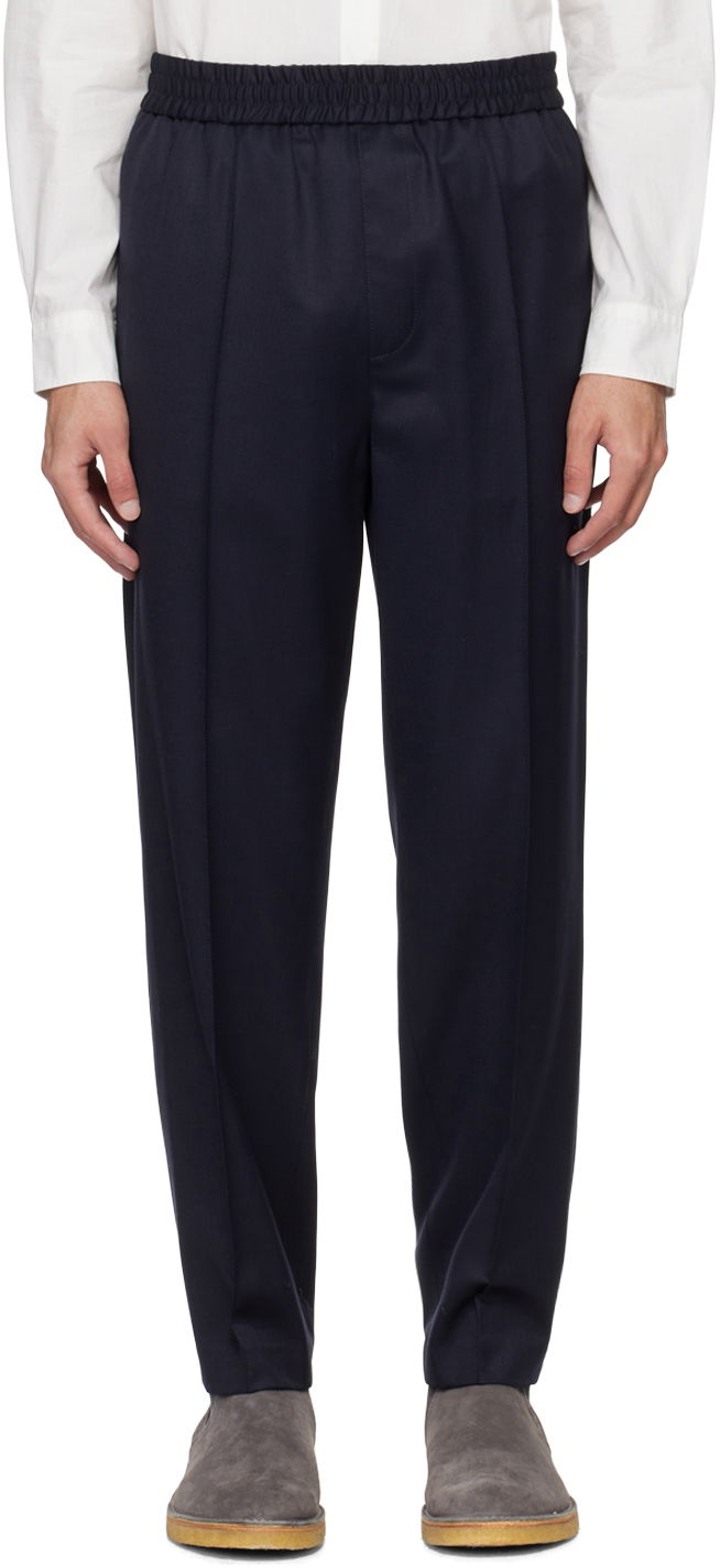 Nohavice A.P.C. Pieter Trousers Navy | WOAPO-H08394, 0