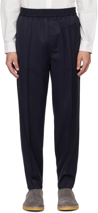 Nohavice A.P.C. Pieter Trousers Navy | WOAPO-H08394, 0
