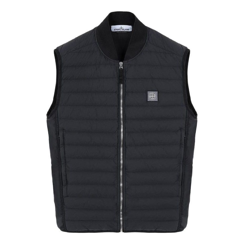 Vesta Stone Island Loom Woven Lightweight Down Vest Čierna | 7415G0225-V0029, 0