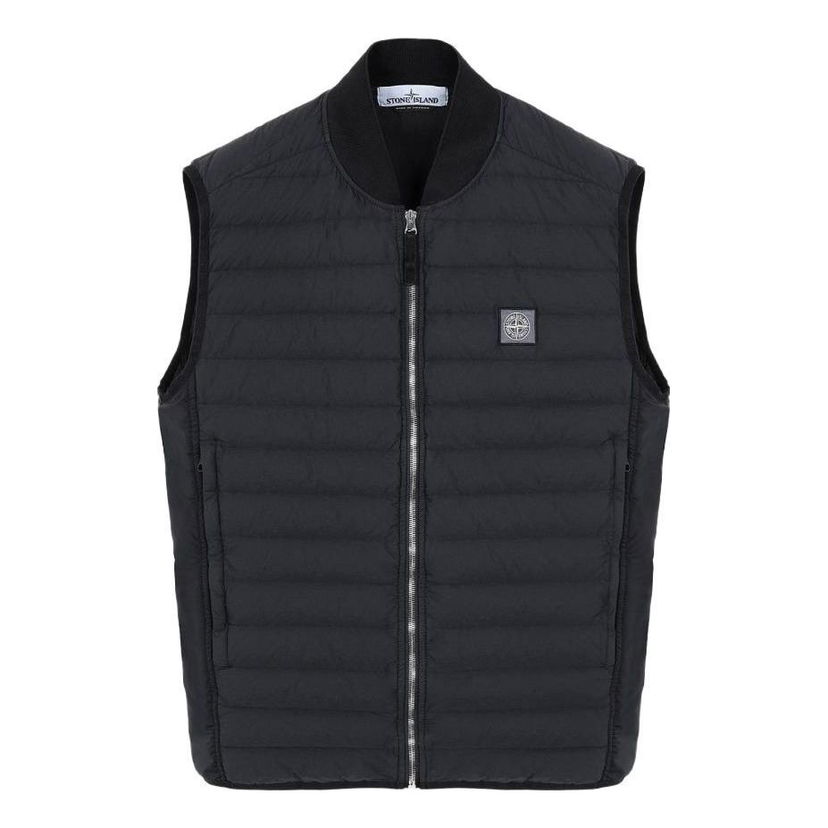 Vesta Stone Island Loom Woven Lightweight Down Vest Čierna | 7415G0225-V0029
