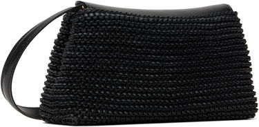 Taška cez rameno TOTEME TOTEME T-Lock Woven Leather Clutch Bag Čierna | 252-WAL950-LE0134, 2