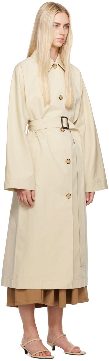 Trenčkot TOTEME Tumbled Trench Coat Béžová | 243-WRO0127-FB0197, 1