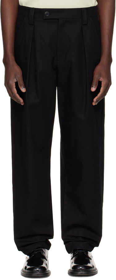 Nohavice A.P.C. A.P.C. Renato Pleated Trousers Čierna | COHHW-H08428, 0