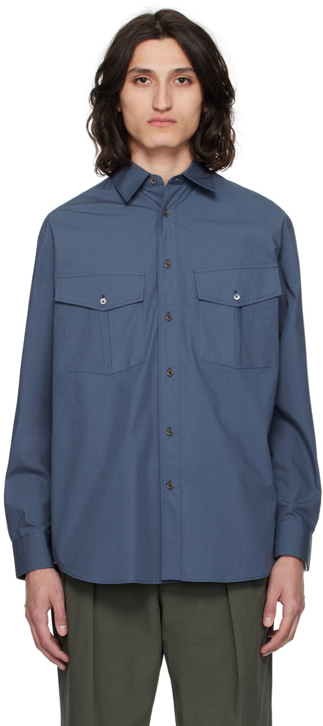 Košeľa Paul Smith Paul Smith Oversized Shirt Modrá | M1R-817Y-M01673-47, 0