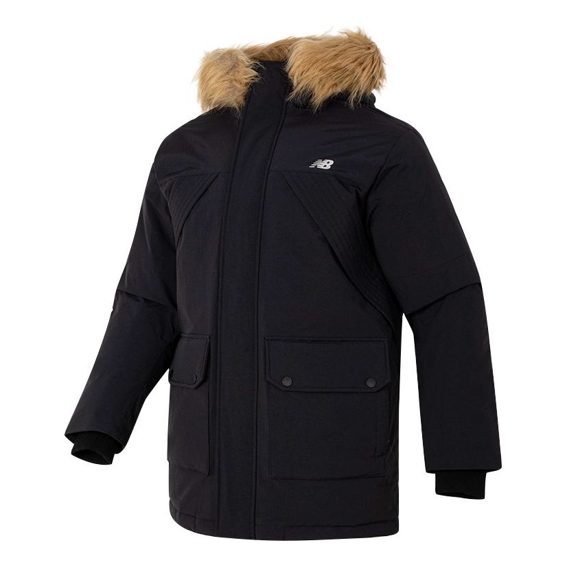 Parka New Balance Warm Hooded Down Jacket Čierna | AMJ34323-BK, 0