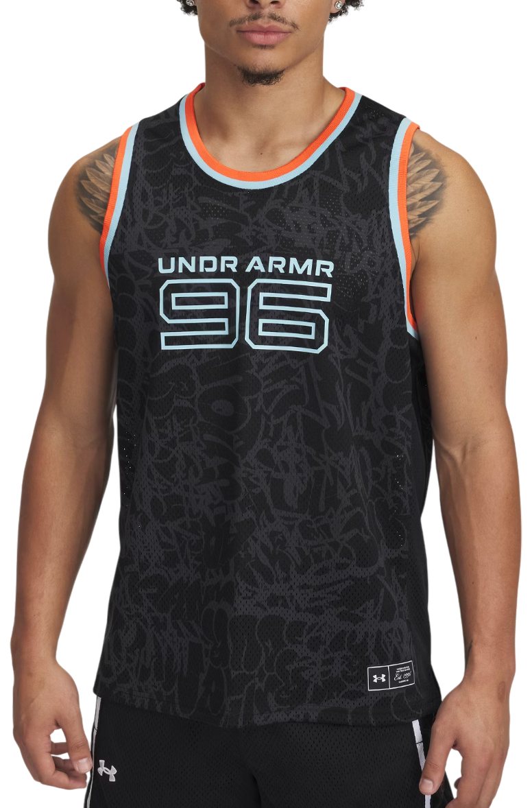 Tielko Under Armour Under Armour Zone Pro Mesh Printed Tank Čierna | 6000369-001, 0