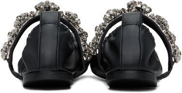Tenisky a topánky Stella McCartney Stella McCartney Elsa Crystal Flowers Ballerina Flats Čierna | 810497W1IL0, 1