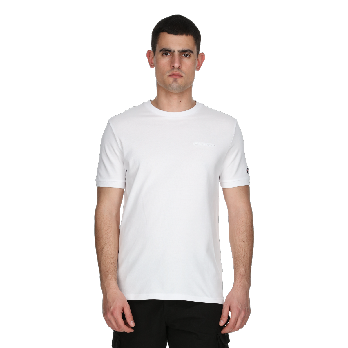 Tričko Champion Crewneck T-Shirt Biela | 221483-WW001, 0
