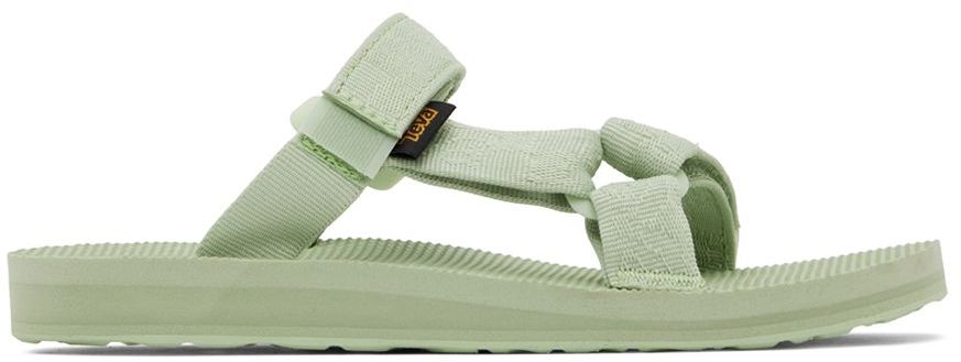 Oblečenie Teva Green Universal Slide Sandals Zelené | 1124230-TTBCH, 0