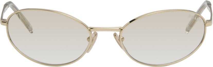 Slnečné okuliare Prada Metal Oval Sunglasses Metalická | 0PR A59S 8056262147795