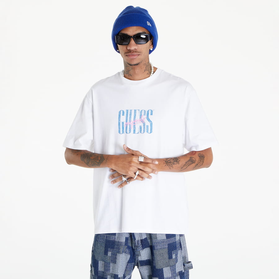 Tričko GUESS Go Rodgers Vintage Tee Biela | M2RI38K9XF3-G011, 0