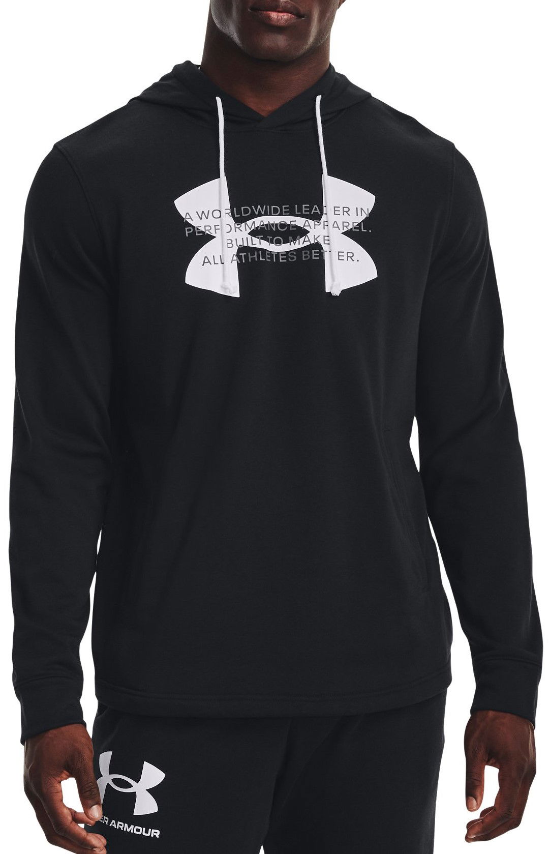 Mikina Under Armour Hoodie Rival Terry Logo Čierna | 1373382-001, 0