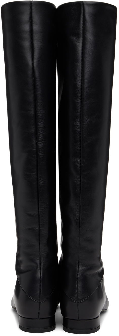 Oblečenie BY FAR BY FAR Felix Nappa Leather Knee-High Boots Čierna | MWFBO064CL013BK001PL, 1