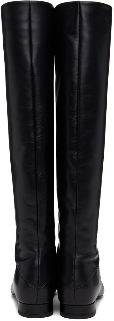 Oblečenie BY FAR BY FAR Felix Nappa Leather Knee-High Boots Čierna | MWFBO064CL013BK001PL, 1