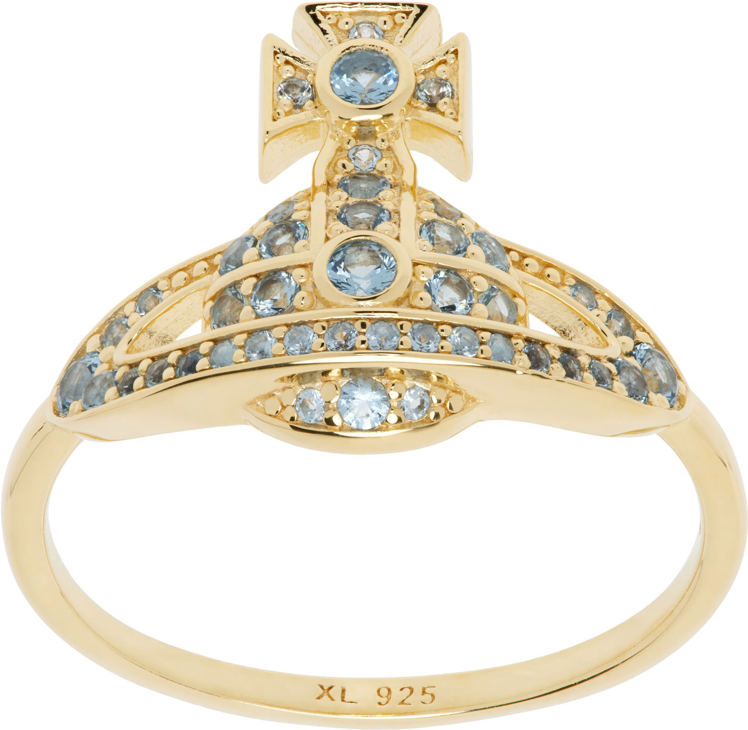 Prsteň Vivienne Westwood Vivienne Westwood Little Orb Ring Žltá | 6404017S-01R872-, 0