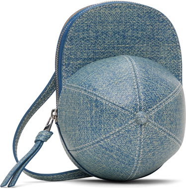Taška cez rameno JW Anderson JW Anderson Medium Cap Leather Crossbody Bag Modrá | HB0230-LA0362, 1