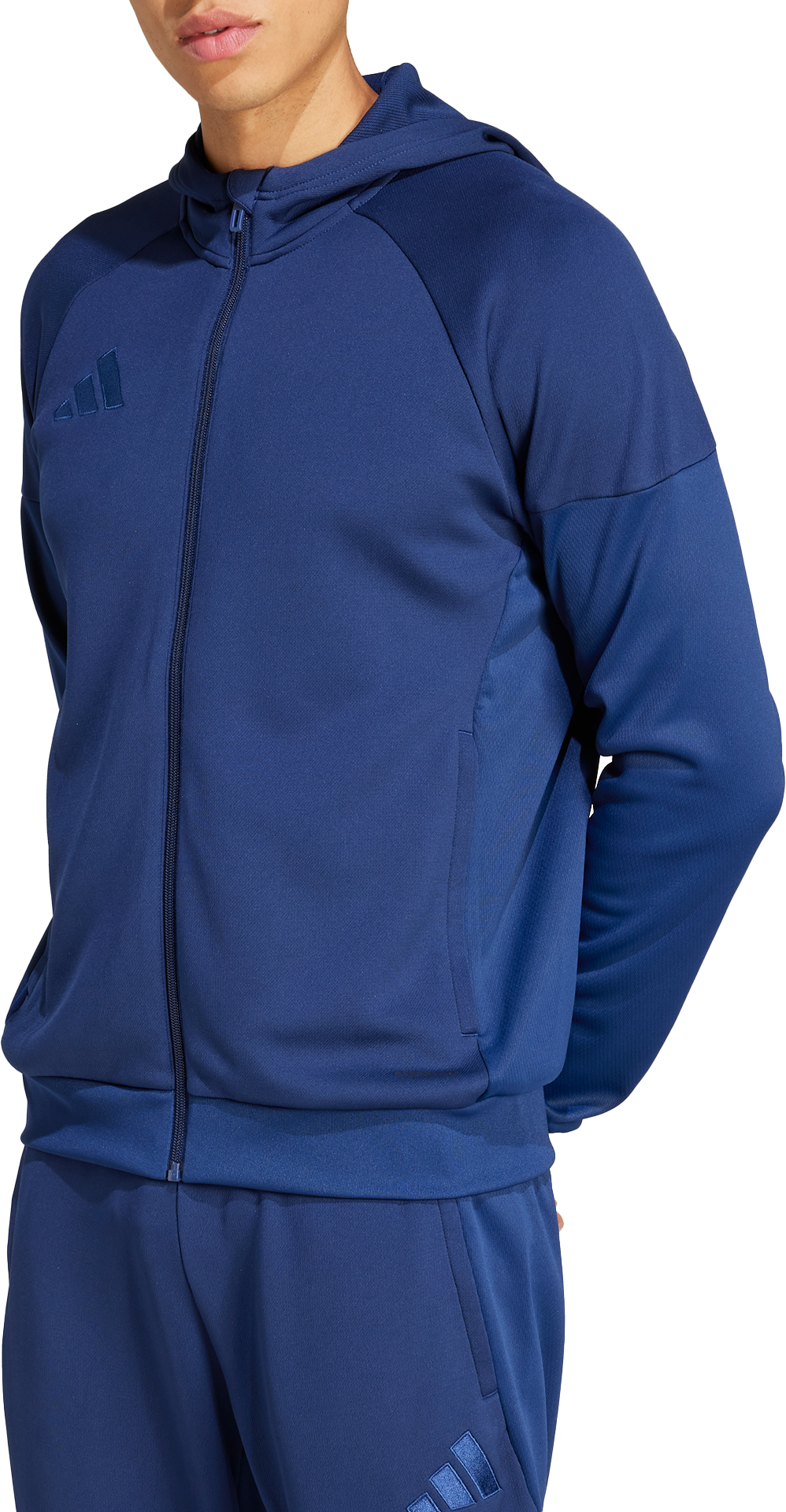 Mikina adidas Originals TIRO25 FZ Hoodie Modrá | jc5131, 0