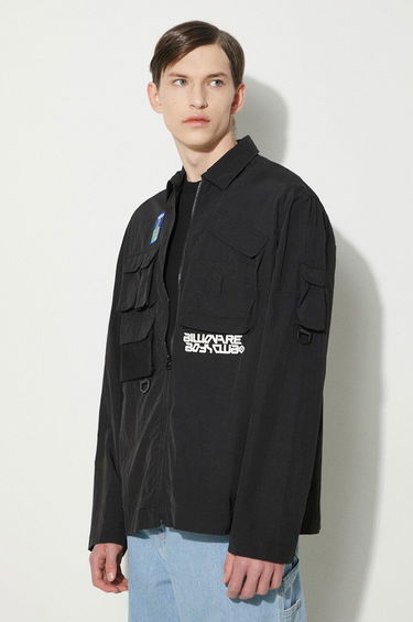 Košeľa BILLIONAIRE BOYS CLUB Billionaire Boys Club Multi Pocket Overshirt Čierna | B24239, 3