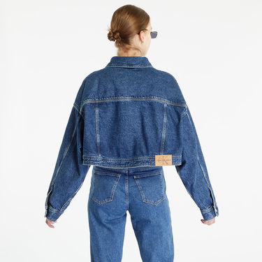 Bunda CALVIN KLEIN Boxy Cropped Denim Jacket Modrá | J20J220662 1A4, 1