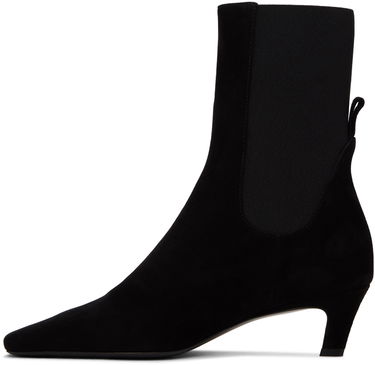 Tenisky a topánky TOTEME The Mid Heel Suede Boots Čierna | 221-907-836, 2
