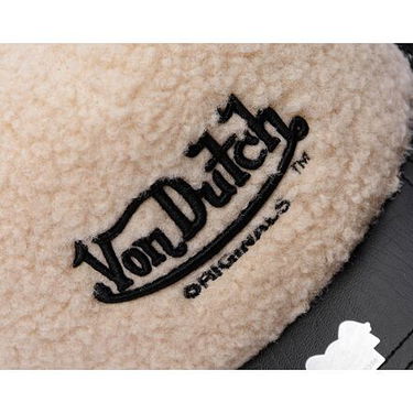 Šiltovka Von Dutch Von Dutch Trucker Newark Teddy PU Cap Béžová | 7030825, 3
