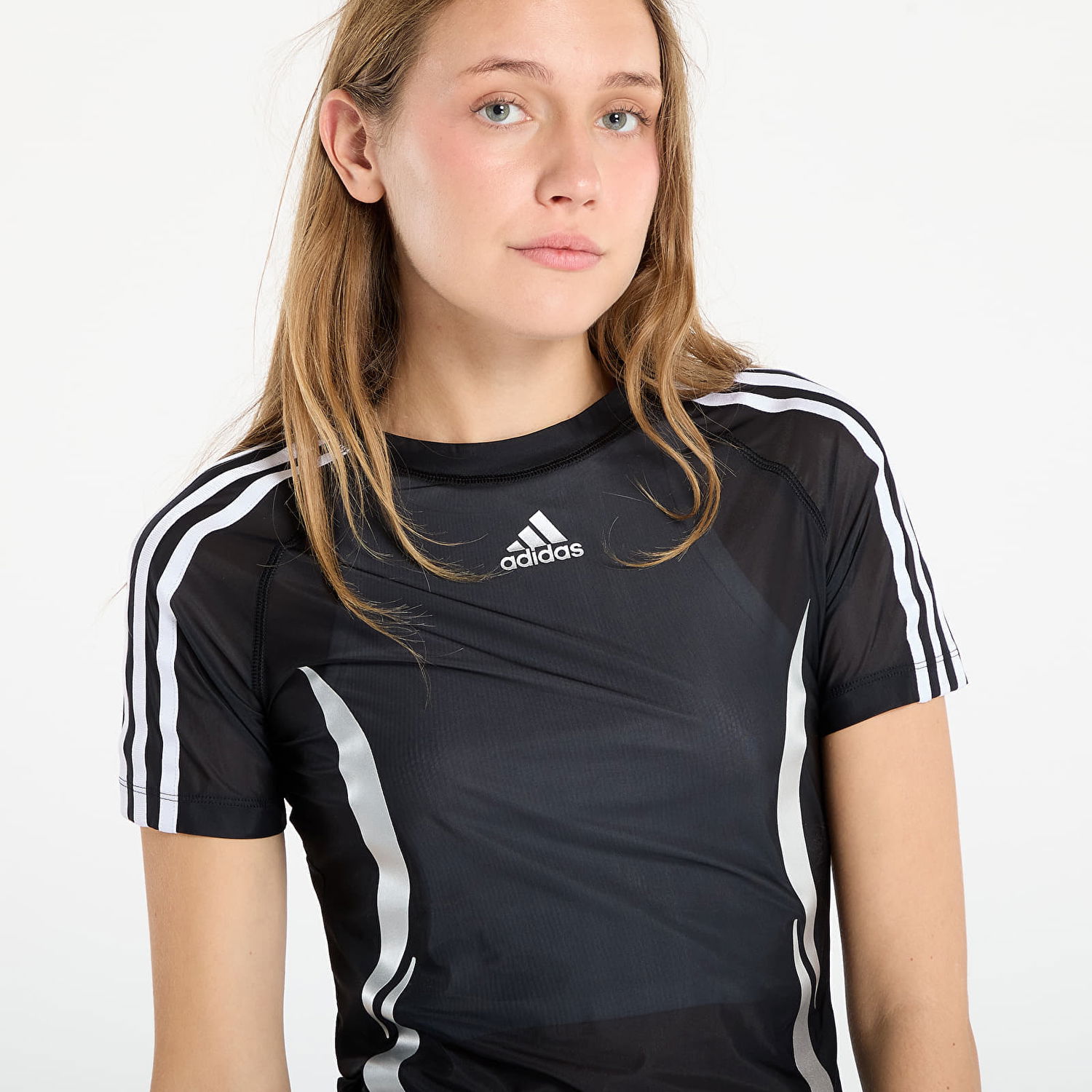 Tričko adidas Originals Adilenium Season 4 Teamgeist Tight Sheer Jersey T-Shirt Čierna | KE9795, 1