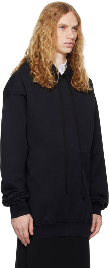 Mikina Ann Demeulemeester Ann Demeulemeester Ollie Printed Comfort Hoodie Čierna | 2402-M-JSW01-37-FA185-099, 1