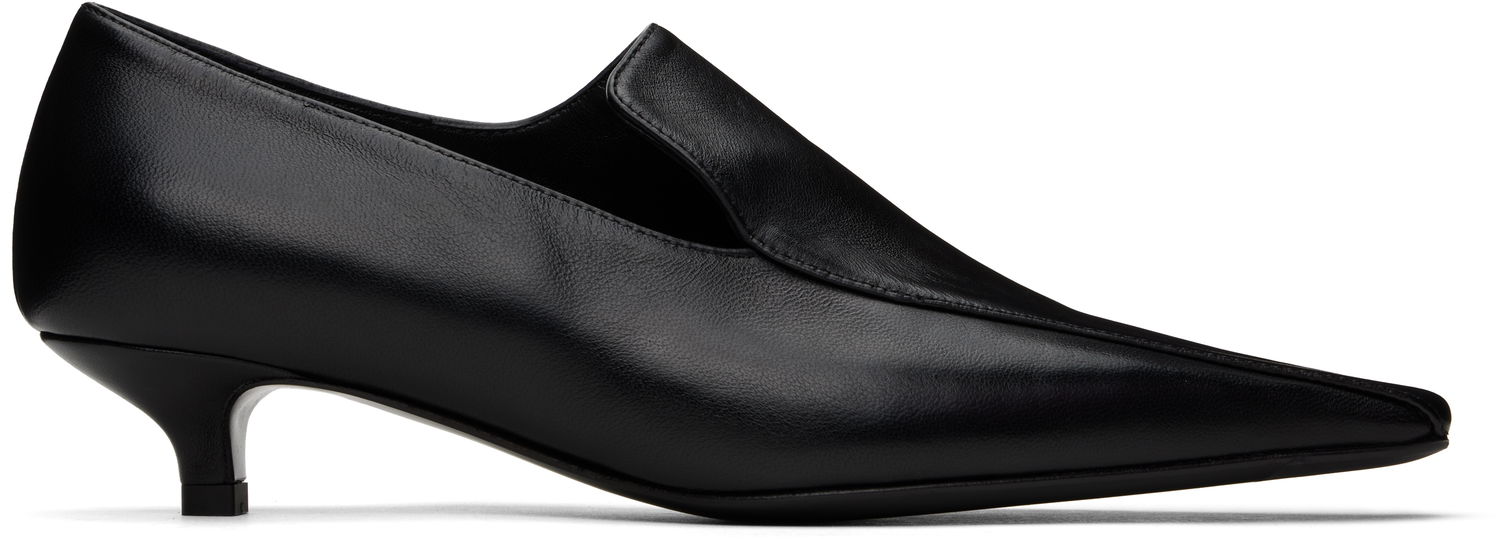 Tenisky a topánky TOTEME Leather Kitten Heel Pumps Čierna | 251-WAS4692-LE0104, 0
