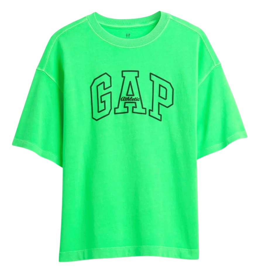 Tričko GAP T-Shirt Heavyweight Athletic Logo Zelené | 780335-01, 0