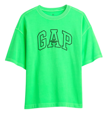 Tričko GAP T-Shirt Heavyweight Athletic Logo Zelené | 780335-01, 0