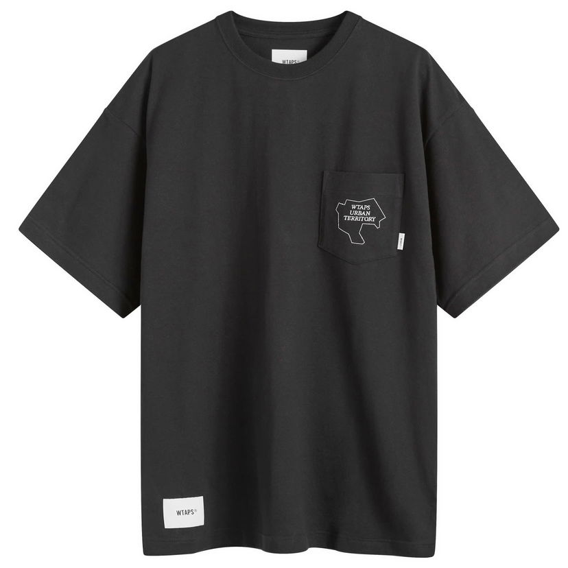 Tričko WTAPS 32 Map Printed Pocket T-Shirt Čierna | 241ATDT-CSM32-BLK