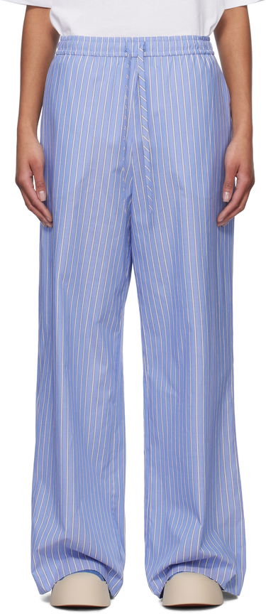 Nohavice Marni Marni Loose Striped Trousers Modrá | PAMA0071S1 UTC455, 0