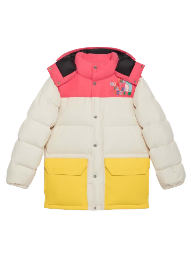 Bunda Gucci The North Face x Down Jacket Biela | 672444 XAAEP 9197