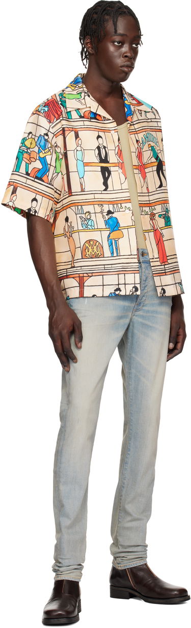 Košeľa AMIRI Pool Hall Print Relaxed Fit Shirt Rôznofarebný | AMSTCA1082, 3