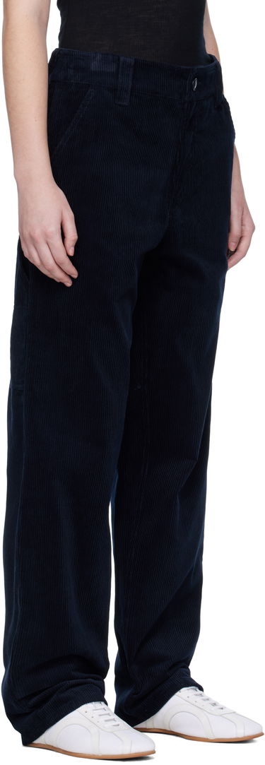 Nohavice A.P.C. A.P.C. Fergus Corduroy Pants Navy | COHBB-M08500, 1