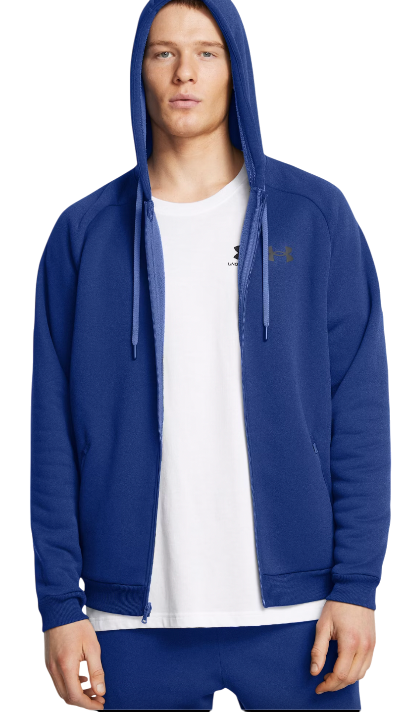 Mikina Under Armour Armour Fleece Pro Full-Zip Hoodie Modrá | 1386582-432, 0