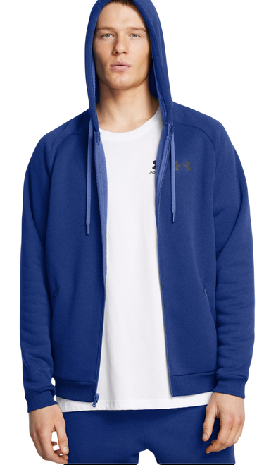 Mikina Under Armour Armour Fleece Pro Full-Zip Hoodie Modrá | 1386582-432, 0