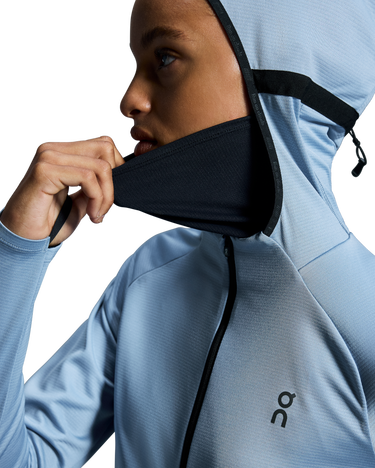 Mikina On Running Running Climate Zip Hoodie Modrá | 1we10330732, 3