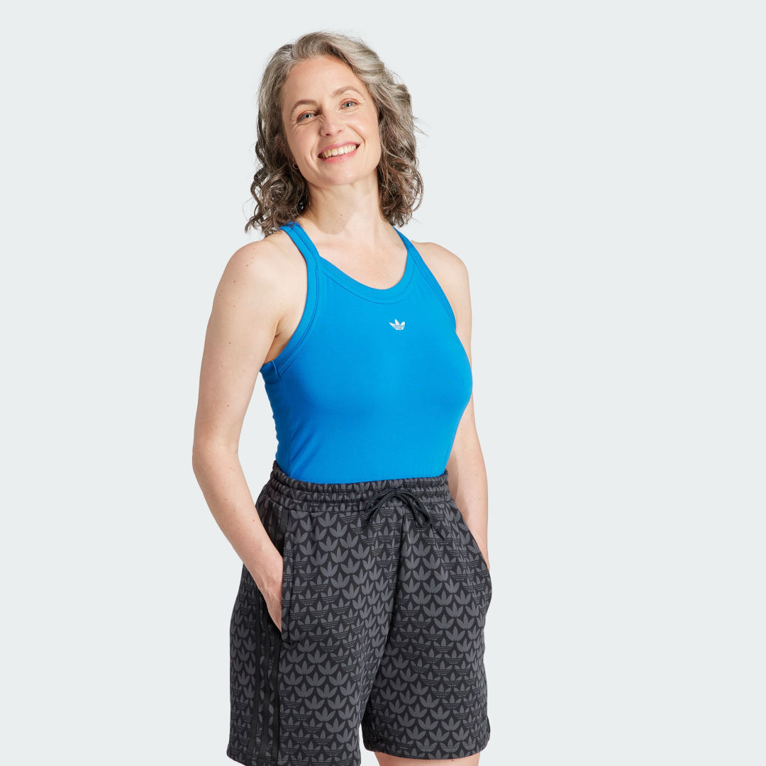 Tielko adidas Originals Premium Essentials Tank Top Modrá | IL1856, 1