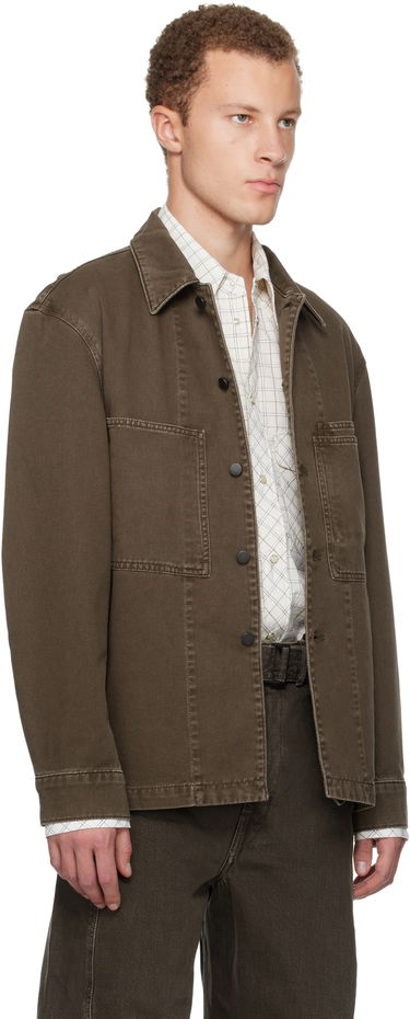 Košeľa LEMAIRE Lemaire Workwear Denim Overshirt Šedá | OV1024 LD1063, 4