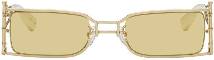 Slnečné okuliare Feng Chen Wang Feng Chen Wang Bamboo Sunglasses Metalická | SSE-WS01-BRG, 0