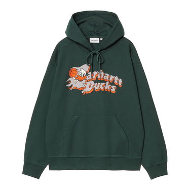 Mikina Carhartt WIP Carhartt WIP Flaming Ducks Graphic Hoodie Zelené | I034724_9, 0