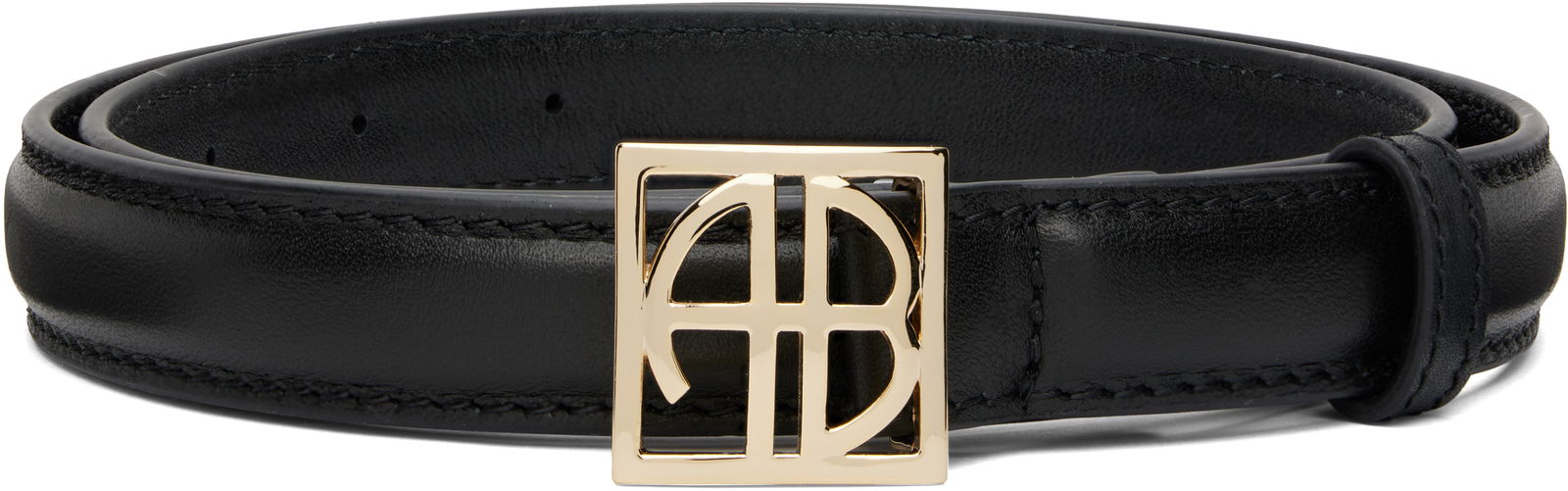 Leather Belt With Metal Buckle