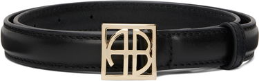 Opasok Anine Bing Leather Belt With Metal Buckle Čierna | A-12-10461-000, 3