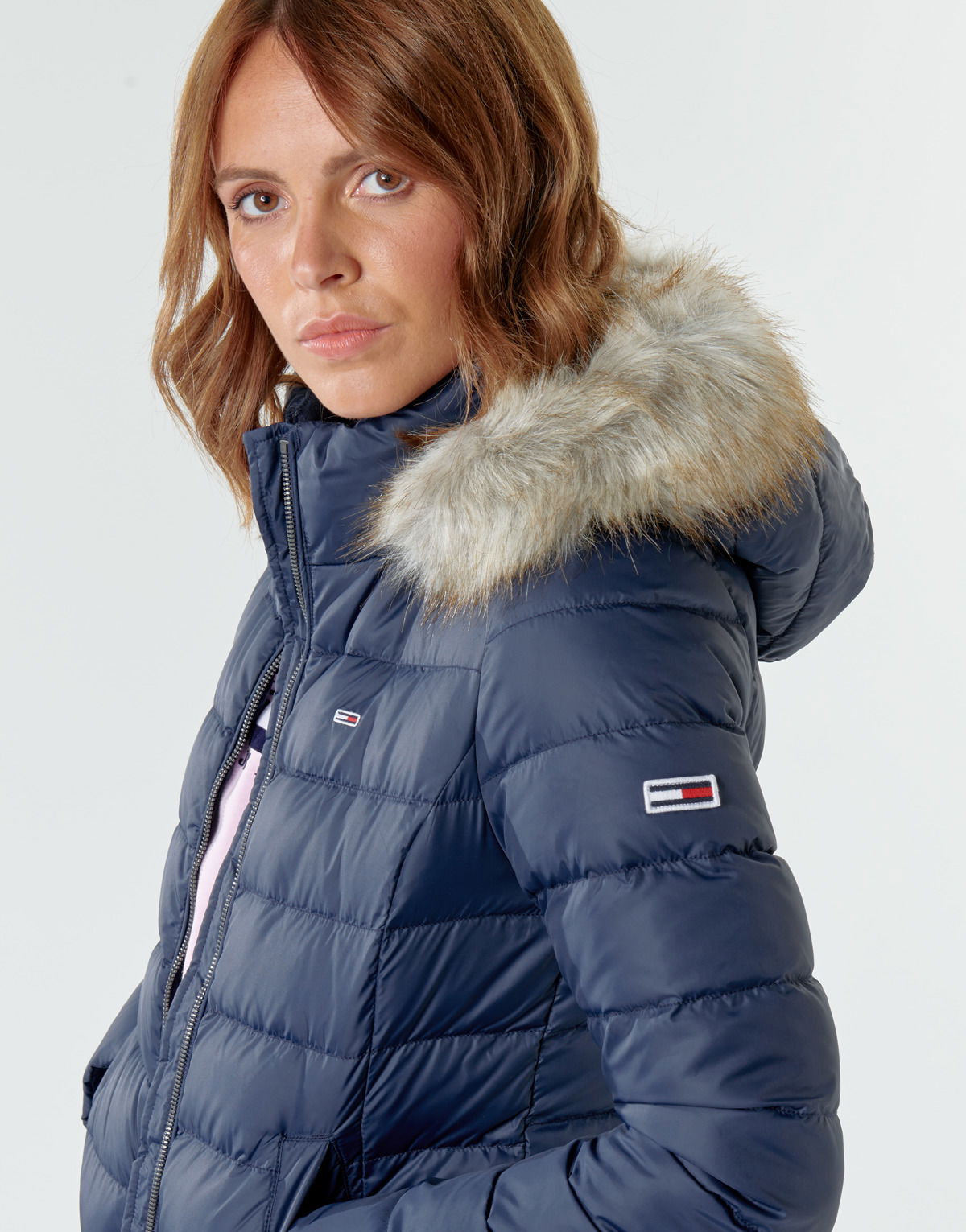 BASIC HOODED DOWN JACKET