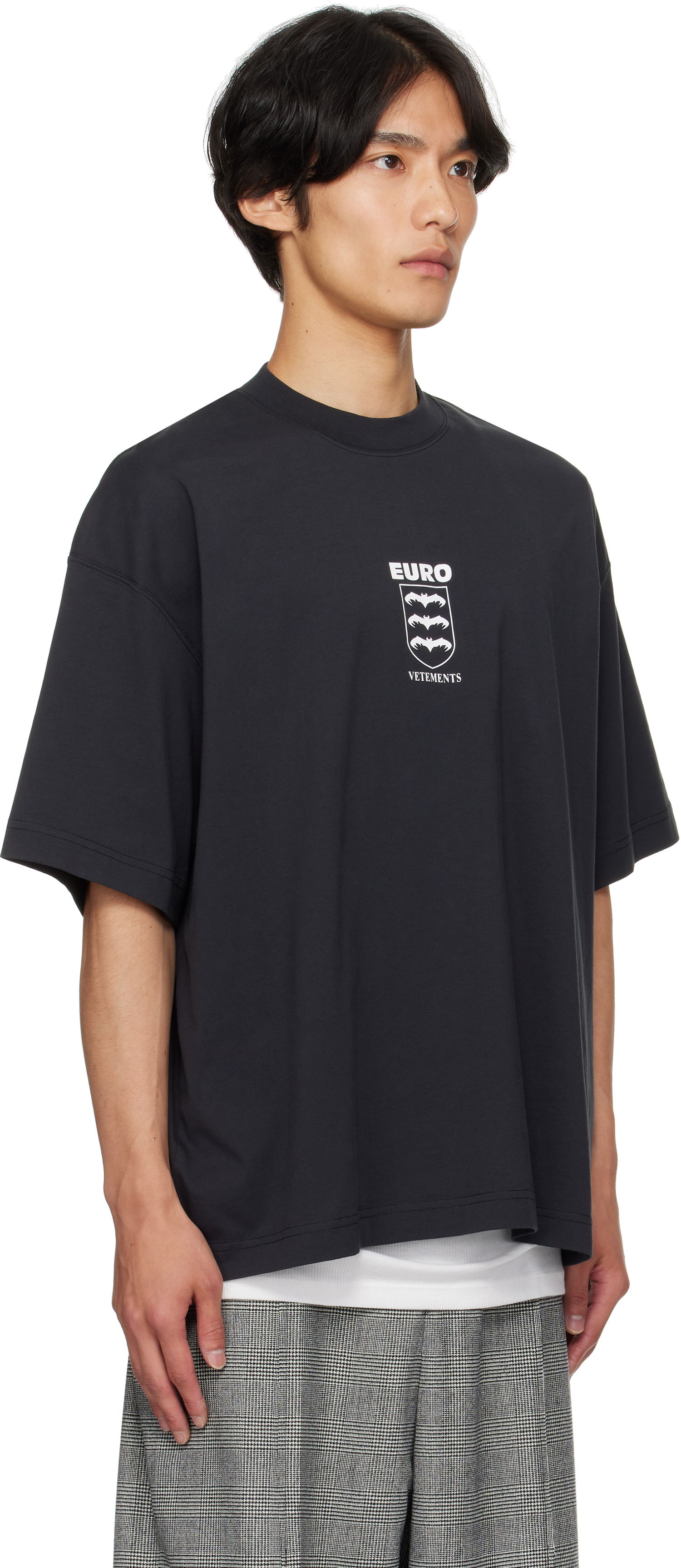 Tričko VETEMENTS Vetements Bats Logo Regular T-Shirt Čierna | UH76TR650B, 1