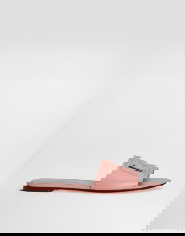 Doplnky Dolce & Gabbana Dolce & Gabbana Calfskin DG Logo Sliders Ružová | CQ0436AY32980405, 0