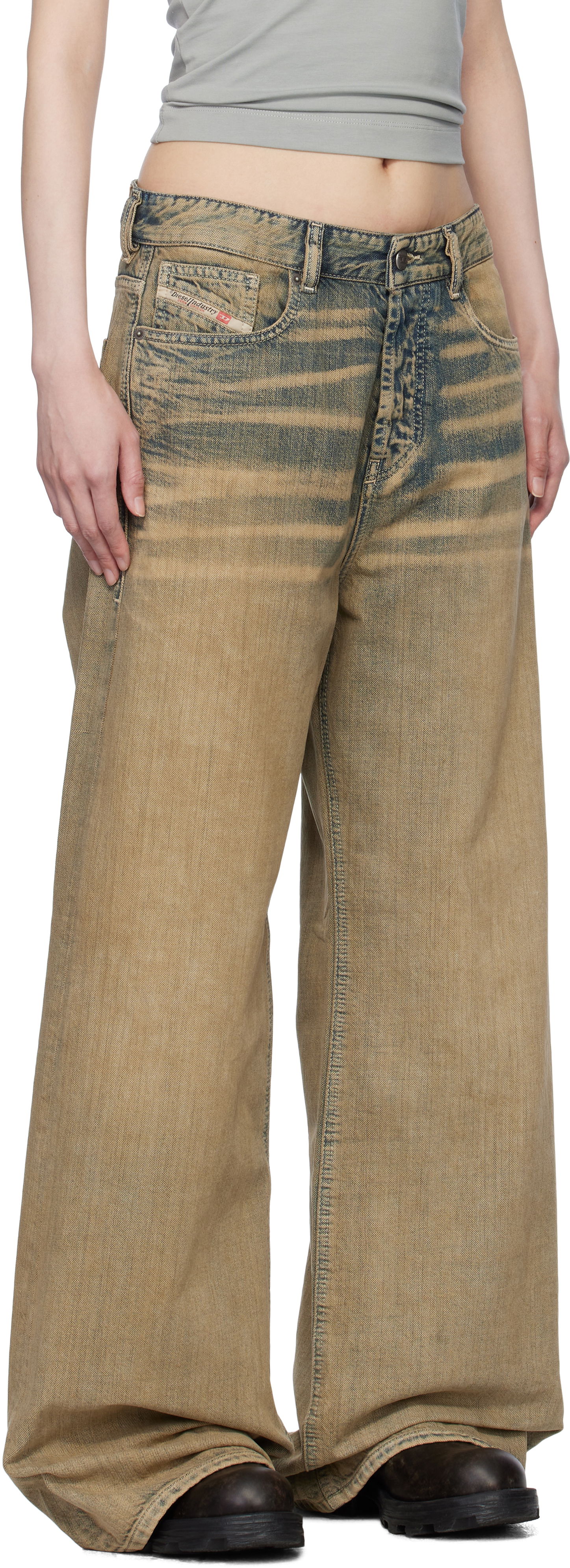 Džínsy Diesel Diesel 1996 D-Sire Relaxed Jeans Hnedá | A06925 09L49, 1