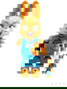 Space Jam: ANL Rabbrick Lola Bunny 100% and 400% figure set - Orange