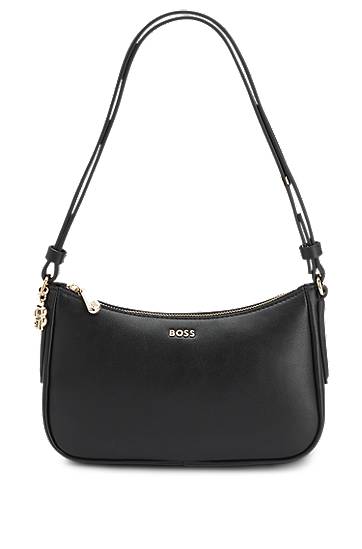 Taška cez rameno BOSS BOSS Crossbody Bag with Monogram Charm Čierna | 50547773, 0
